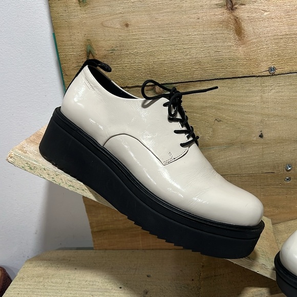Vagabond Tara Platform Derby Off White &Black Size size 10 US - Picture 4 of 10